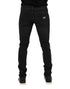Dolce & Gabbana Black Washed Cotton Skinny Denim Jeans